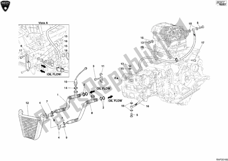 Toutes les pièces pour le Refroidisseur D'huile du Ducati Superbike 999 RS 2004